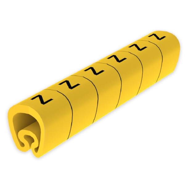 UNEX 1812-Z Señalización PVC plástico 4-8mm -Z-amarillo