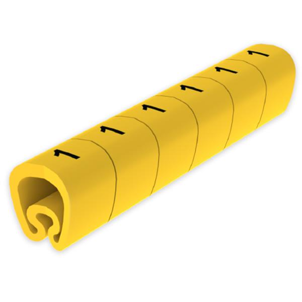 UNEX 1813-1 Señalización PVC plástico 7-18mm -1-amarillo