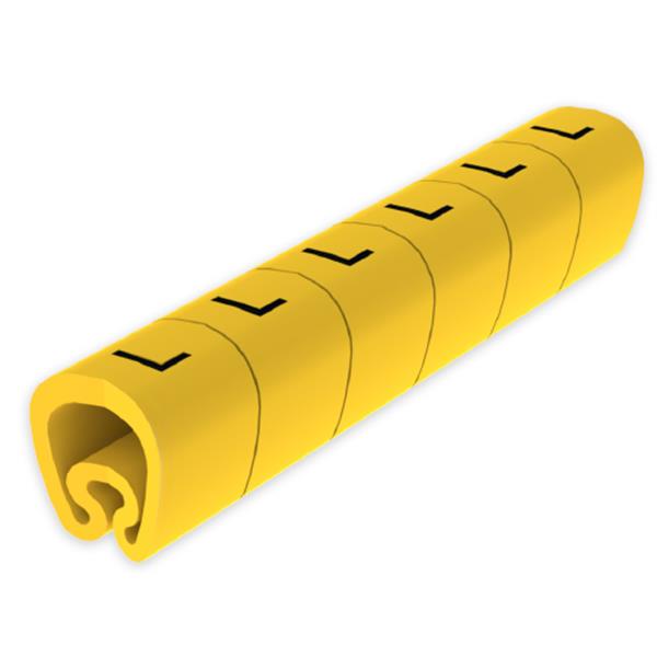 UNEX 1813-L Señalización PVC plástico 7-18mm -L-amarillo