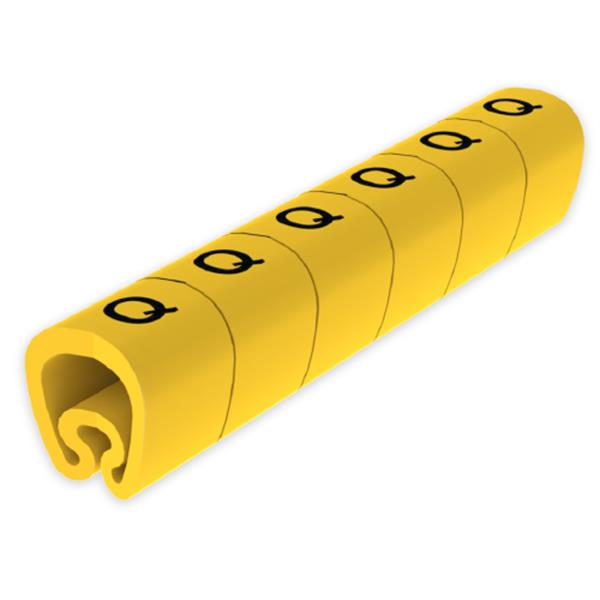 UNEX 1813-Q Señalización PVC plástico 7-18mm -Q-amarillo