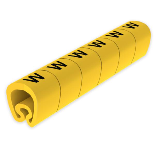 UNEX 1813-W Señalización PVC plástico 7-18mm -W-amarillo
