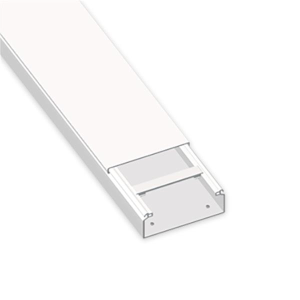 Canaleta suelo adhesiva PVC 10x35mm 2 metros blanco IP40 GSC - Mercantil  Eléctrico