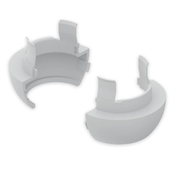 UNEX 50901 Embellecedor falso techo U24X gris