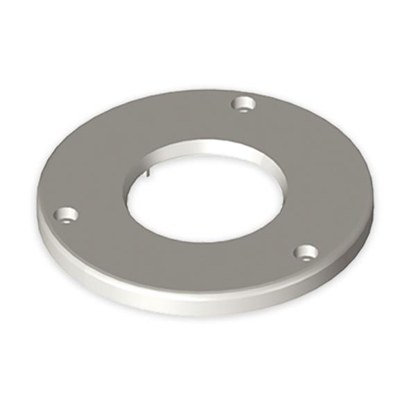 UNEX 51610 Fijación suelo U24X PVC gris