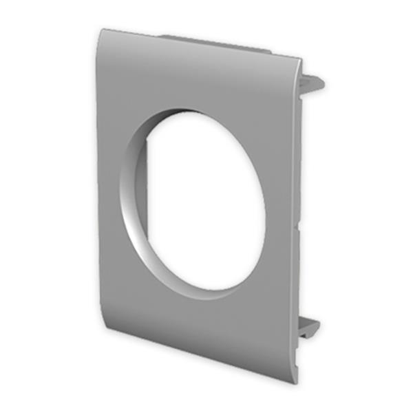 UNEX 51623-2 Adaptador canal U24X 93-65 PVC blanco nieve