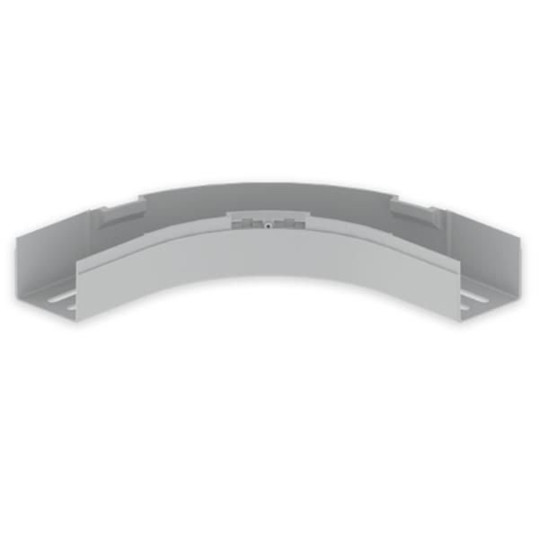 UNEX 66060 Curva plana 90º 60x75 U23X gris RAL7035