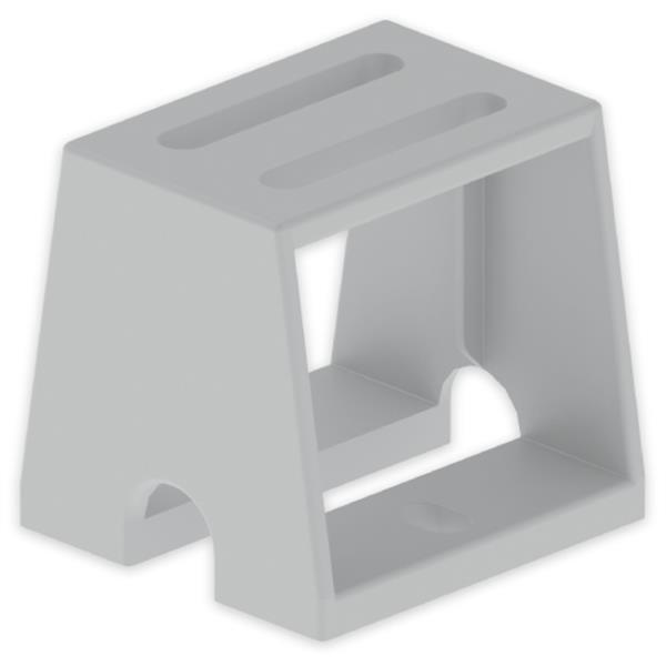 UNEX 66075 Soporte vertical PVC-M1 P/66070/1 U23X gris