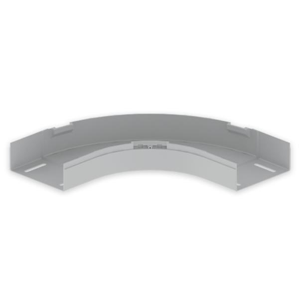 UNEX 66160 Curva plana 90° 60x150 U23X gris RAL7035