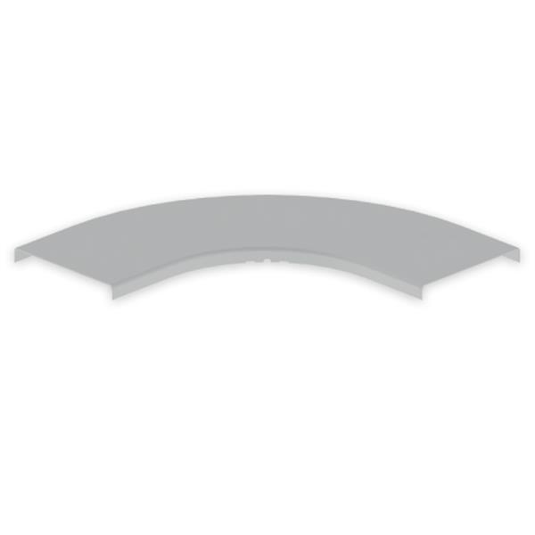 UNEX 66161 Tapa curva plana 90º 150 U23X gris RAL7035
