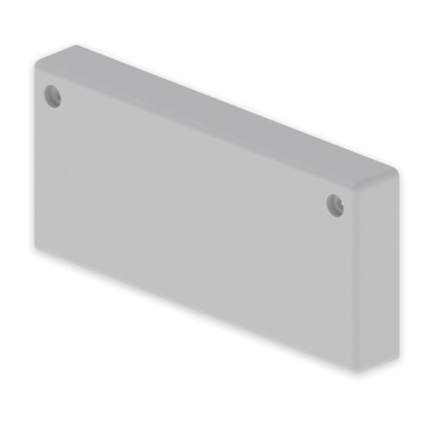 UNEX 66163 Tapa final reducción PVC-M1 P/66150/1 U23X gris