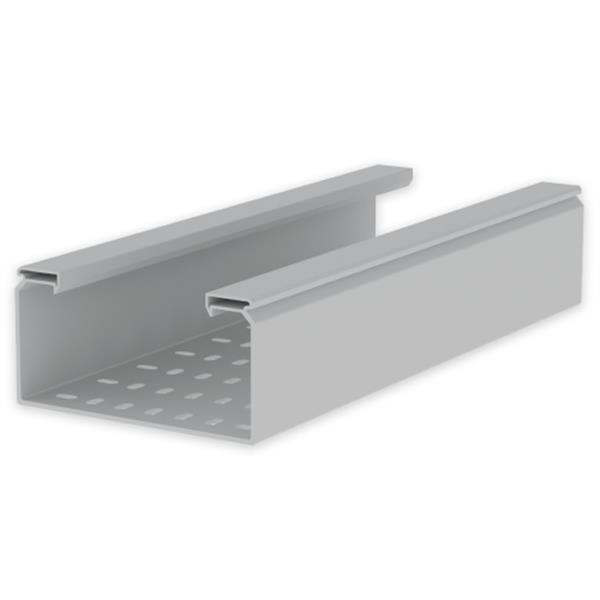 UNEX 66220 Bandeja 66 perforada U23X 100x200 gris