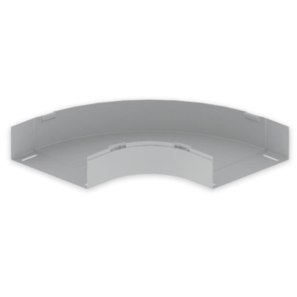 UNEX 66330 Curva plana 90º 100x300 U23X gris RAL7035