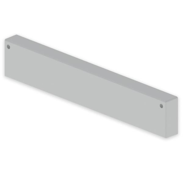 UNEX 66413 Tapa final reducción PVC-M1 P/66400/1 U23X gris