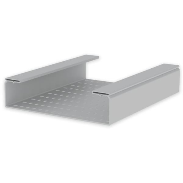 UNEX 66420 Bandeja 66 perforada PVC-M1 U23X 100x400 gris