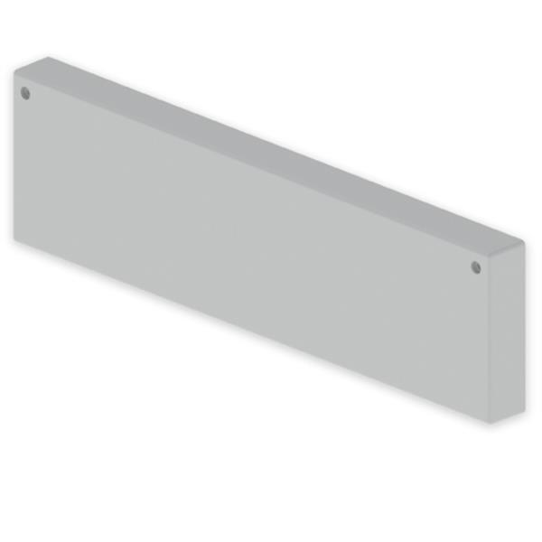 UNEX 66433 Tapa final reducción PVC-M1 66420/1 U23X gris