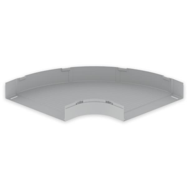 UNEX 66530 Curva plana 90º 100x500 U23X gris RAL7035