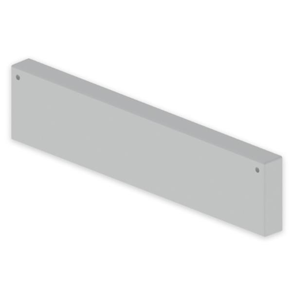 UNEX 66533 Tapa final reducción PVC-M1 P/66520/1 U23X gris