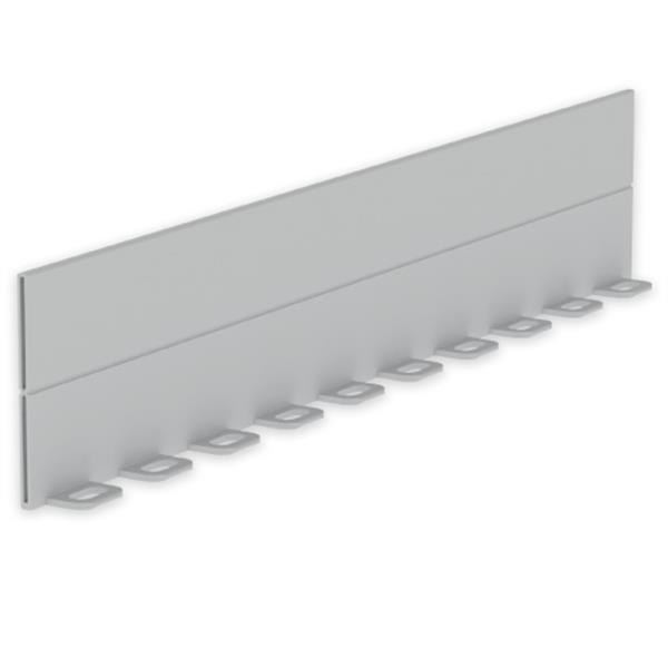 UNEX 66831 Tabique separador 100 PVC-M1 U23X gris RAL7030