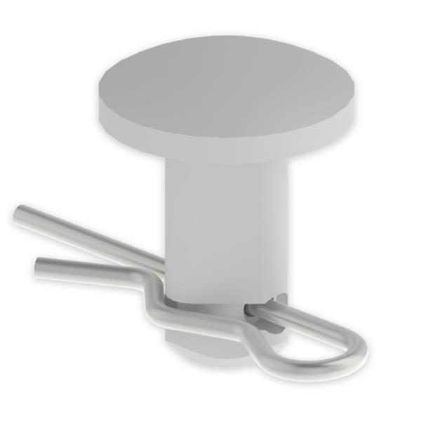UNEX 66832 *Perno unión PVC M1 U23X gris