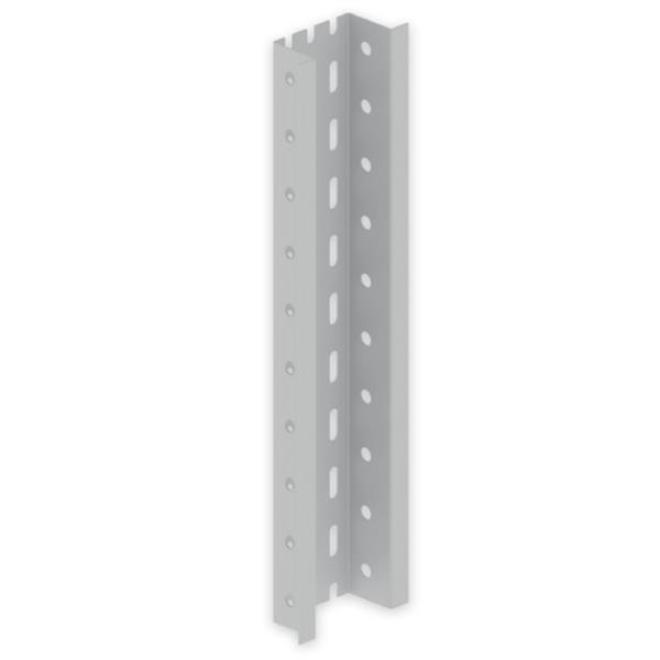 UNEX 66937 Omega perforada EPOXI longitud 0.50m gris