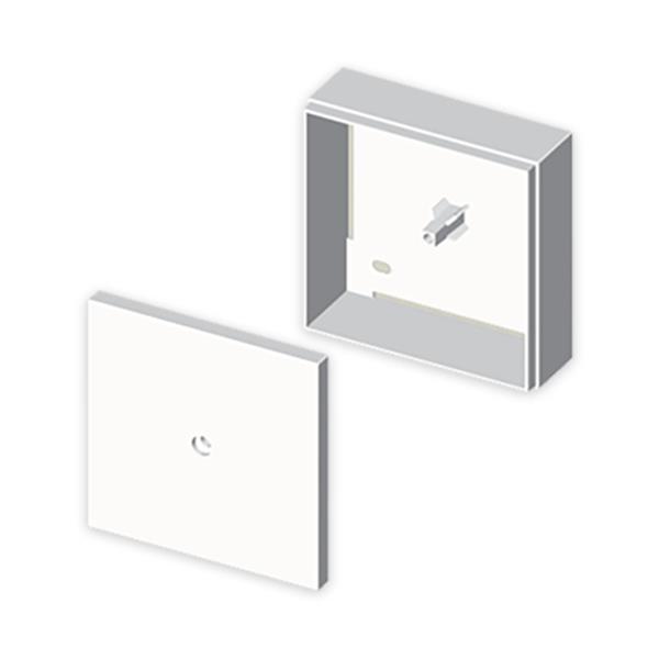 UNEX 71451-2 Caja derivación ABS moldura 78 U24X blanco nieve