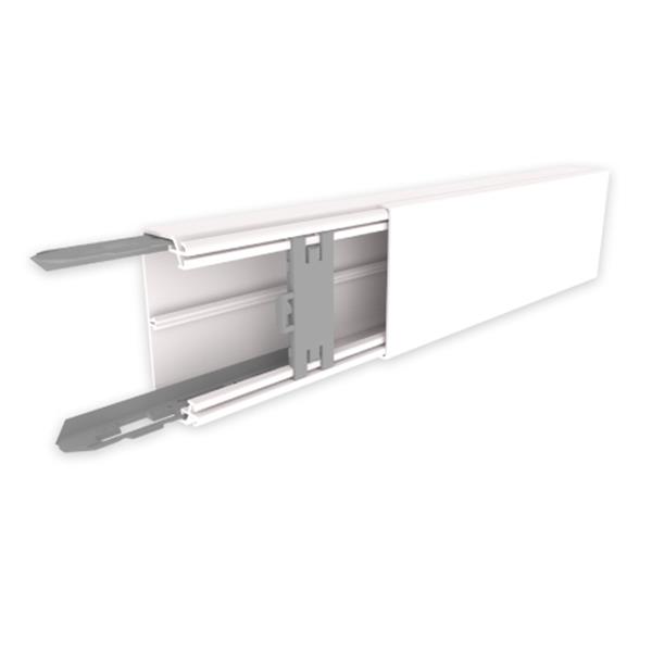 UNEX 73072-2 Canal 72/73 PVC-M1 40x90 U23X blanco nieve