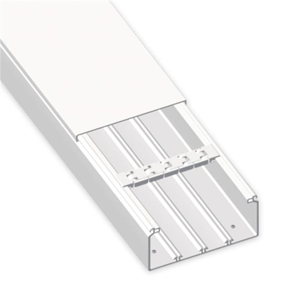 UNEX 73072-42 Canal 73 PC+ABS 40x90 U41X blanco nieve
