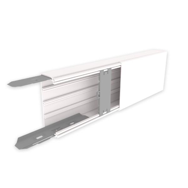 UNEX 73085-2 Canal 72/73 PVC-M1 60x150 U23X blanco nieve