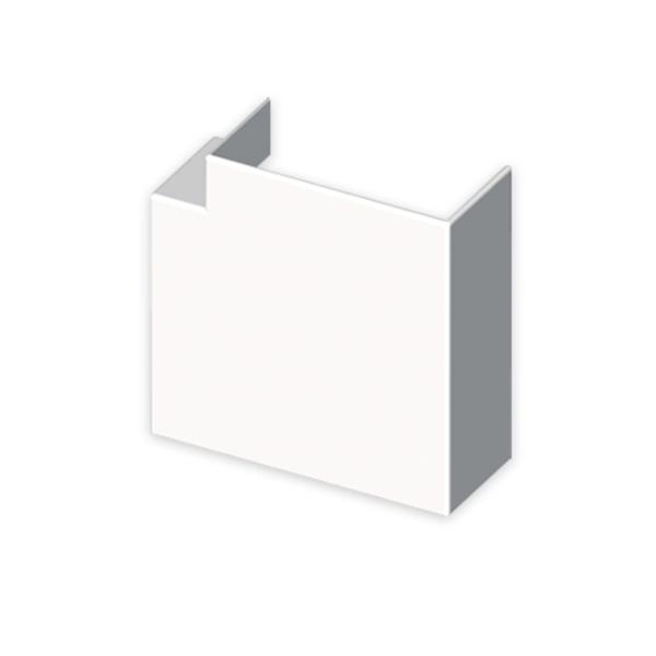UNEX 73210-2 Angulo plano PVC 72/73 PARA 73010 U24X blanco nieve
