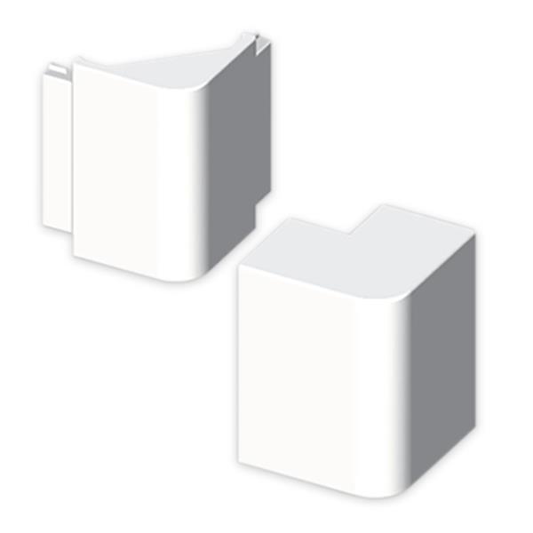 UNEX 73282-2 Angulo exterior PVC 72/73 PARA 73082 U24X blanco nieve