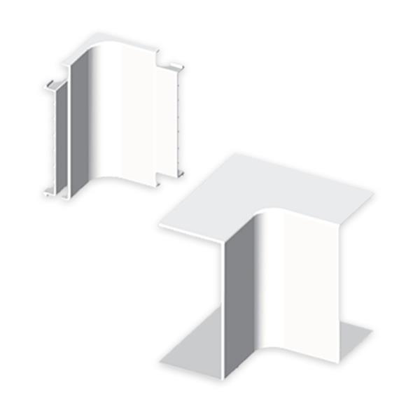 UNEX 73331-2 Angulo interior PVC 60x60 U24X blanco nieve