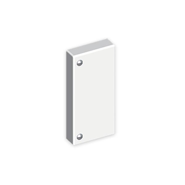 UNEX 73381-2 Tapa final PVC 60x60 U24X blanco nieve