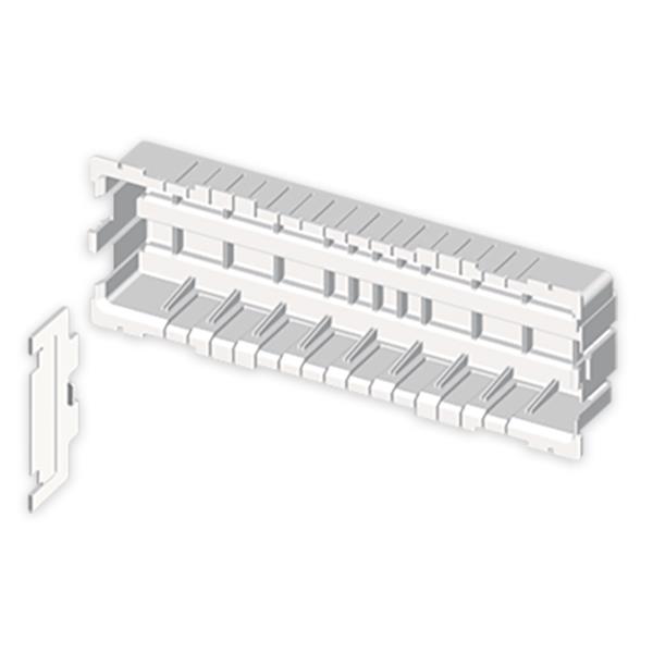UNEX 73712 Caja contínua U24X PVC blanco
