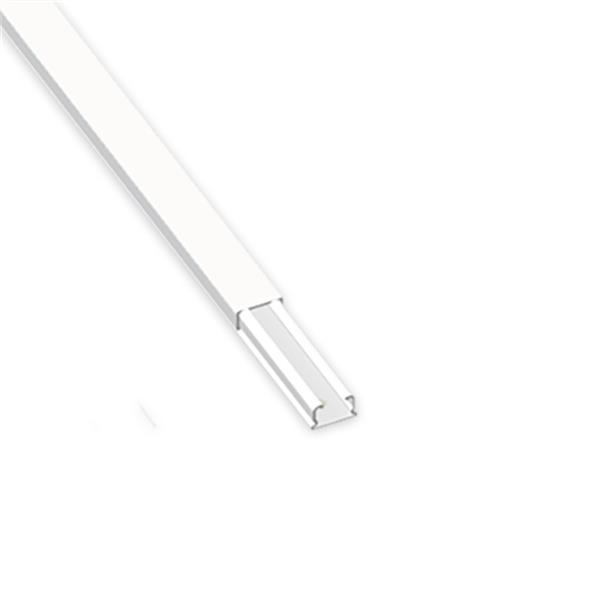 UNEX Canaleta para cables con 1 tabique blanco 20x50 en pvc