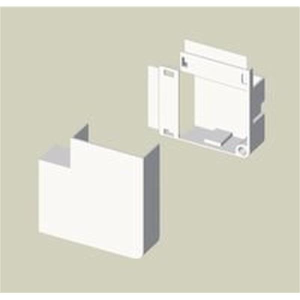 UNEX 78223 ANGULO PLANO PVC PARA 78273 U24X BLANCO