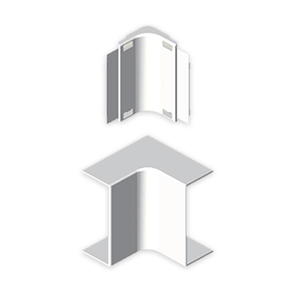 UNEX 78322-2 Angulo interior PVC P/78022/78072 U24X blanco nieve