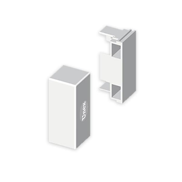 UNEX 78395-2 Tapa final PVC para 78045-95-145 U24X blanco nieve