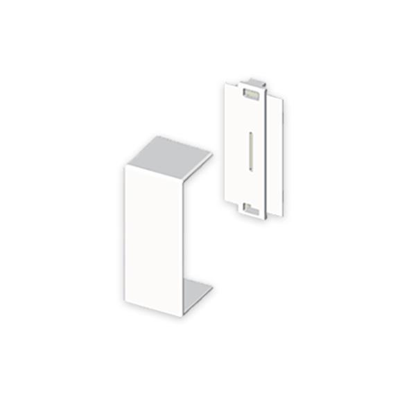 UNEX 78547-2 Cubrejuntas PVC para 78147 U24X blanco nieve