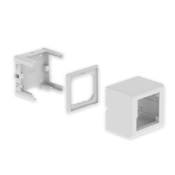 UNEX 78757-2 Caja SIMON 27 PVC modular 78 U24X blanco nieve