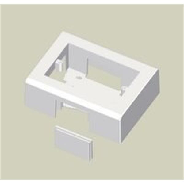 UNEX 78759 *CAJA MODULAR 25 P/3 MOD.U24X PVC BL.