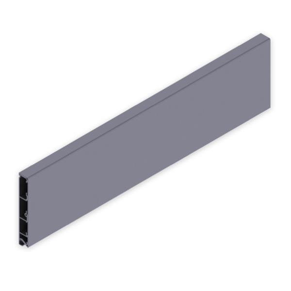 UNEX 80034-03 Zócalo 16x100 U23X PVC-M1 aluminio