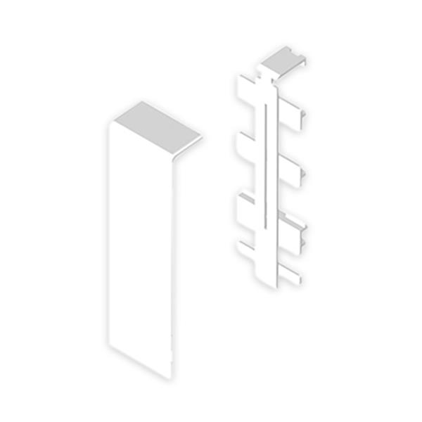 UNEX 80534-2 Cubrejuntas 16x100 U24X PVC blanco nieve