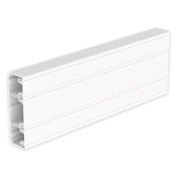 UNEX 93125-2 Canal 93 3 tapa 50x170 U23X PVC-M1 blanco nieve