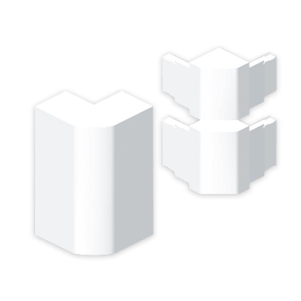 UNEX 93287-2 Angulo exterior 70x210 U24X blanco nieve