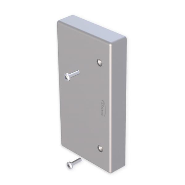 UNEX 93371-03 Tapa final 50x100 U24X PVC aluminio
