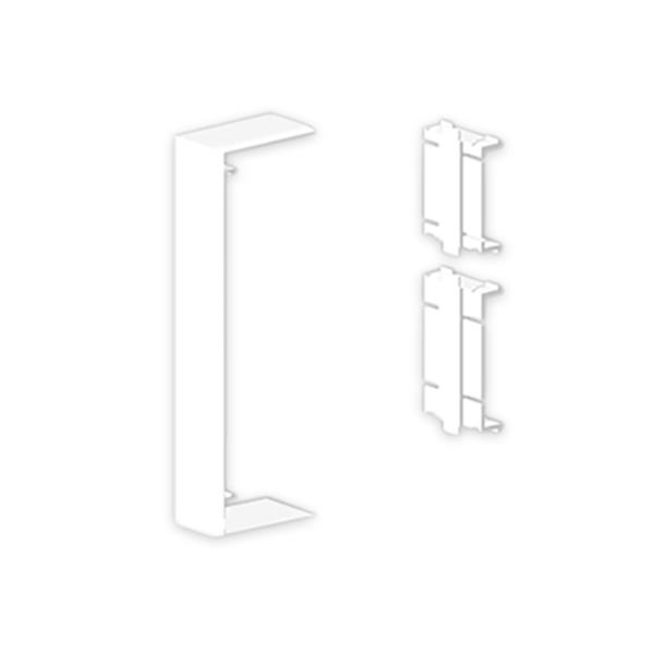 UNEX 93525-2 Cubrejuntas canal 3 tapa 50x170 U24X PVC blanco nieve