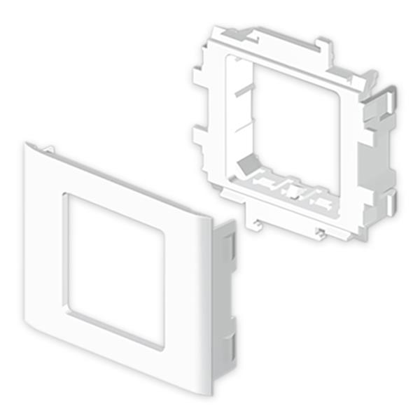 UNEX 93621-2 Adaptador vertical 2 módulos SIMON 27 TOMA 65 U24X blanco nieve