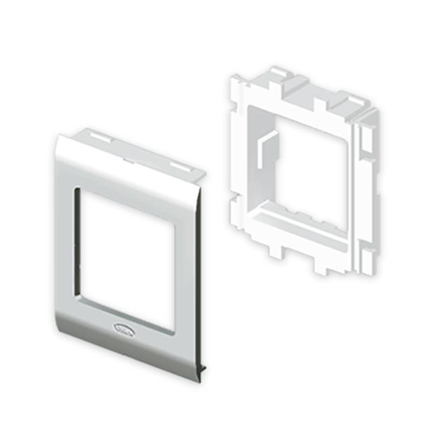 UNEX 93623-03 Adaptador 1 mecanismo SIMON 27 cubierta 65 U24X PVC aluminio