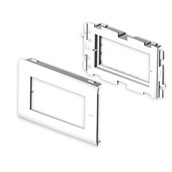 UNEX 93656-03 Adaptador 93 4 módulo UNICA U24X aluminio 65 PVC