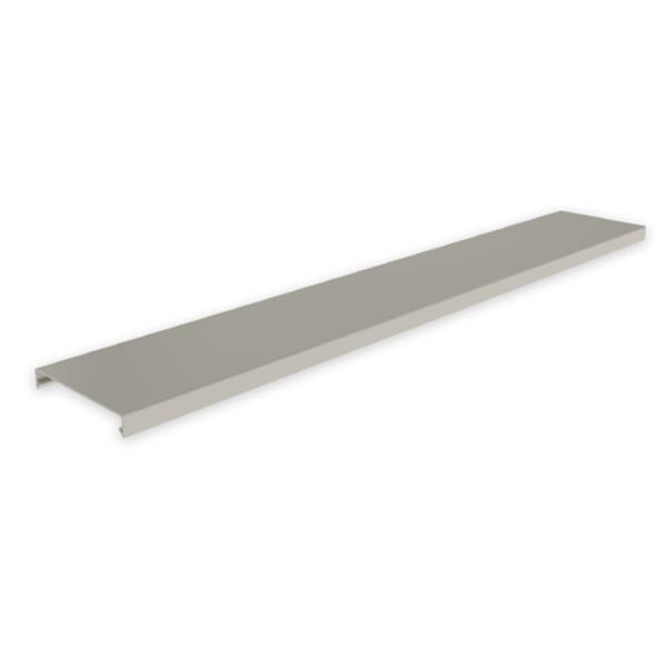 UNEX T-80.07 Cubierta canal 77 80 U23X PVC-M1 gris